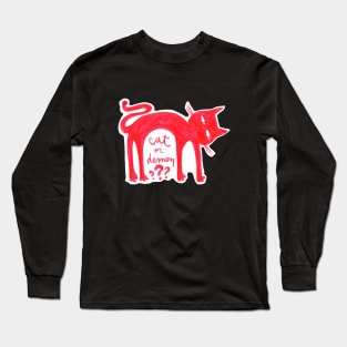 Cat or... Long Sleeve T-Shirt